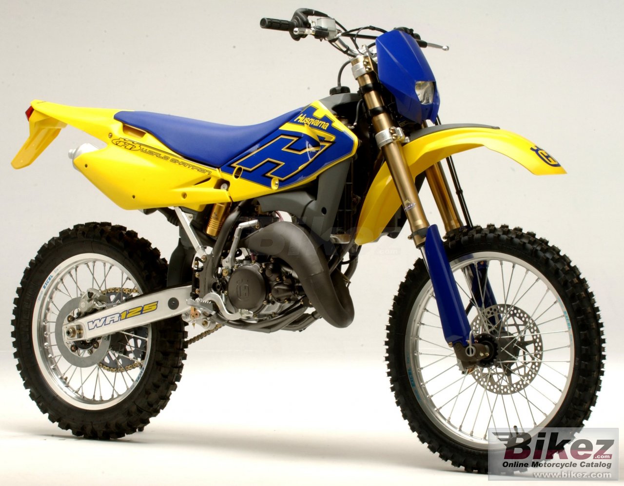 Big Husqvarna wr 125 picture and wallpaper from Bikez.com